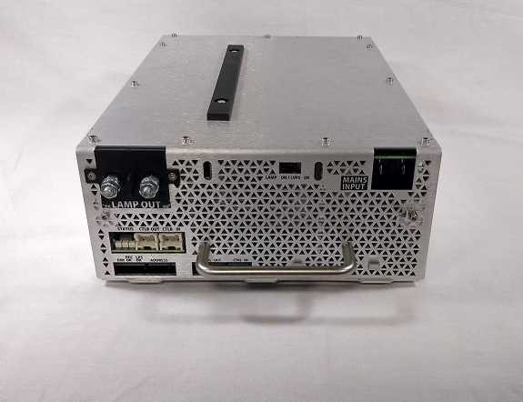 Engineer performing PCB micro-soldering on a projector power supply